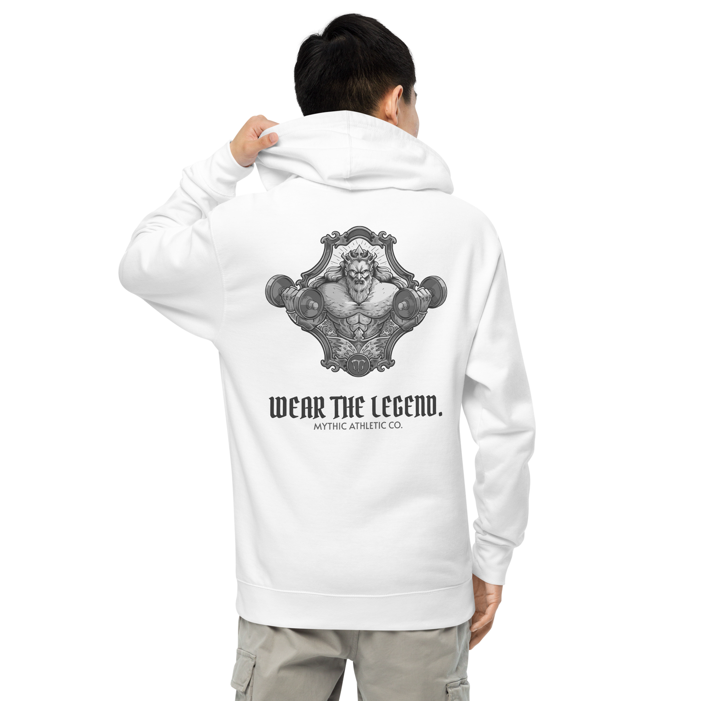 "BE THE MYTH" Unisex midweight hoodie