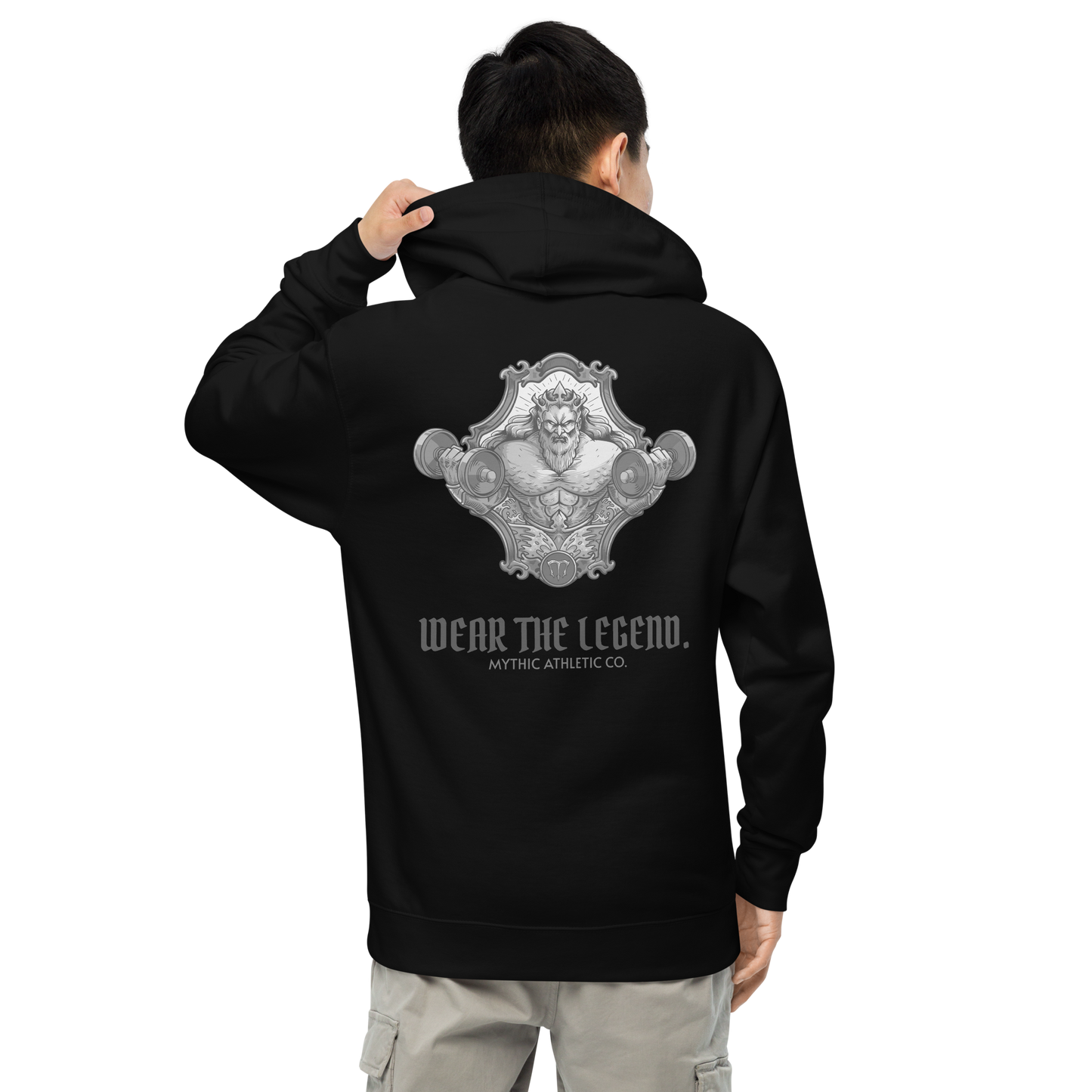 "BE THE MYTH" Unisex midweight hoodie